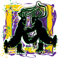 Cajun Dancing Illustration