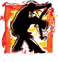 Salsa Dancing Illustration