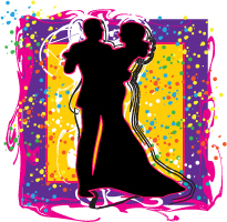 Waltz Dancing Illustration